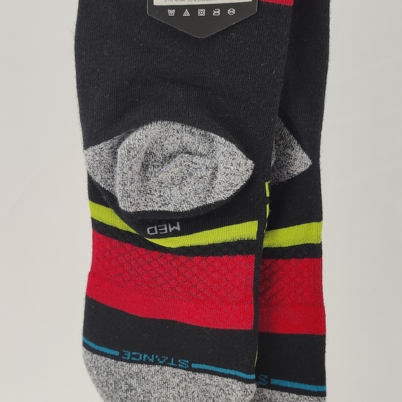 NWT Stance x NBA Atlanta HAWKS SHORTCUT 2 Crew Socks Size M 6-8.5 - Picture 10 of 11